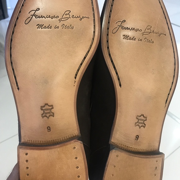 COPY - Chocolate brown suede slip on with tassel main image 5